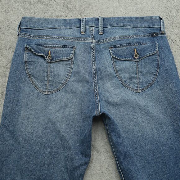 Lucky Brand Jeans Women's Size 14/32 Blue Mid-Rise Sweet Crop Denim 24.5" Inseam - Picture 14 of 16